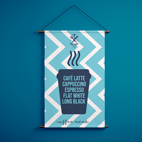 Colliery Cafe branding