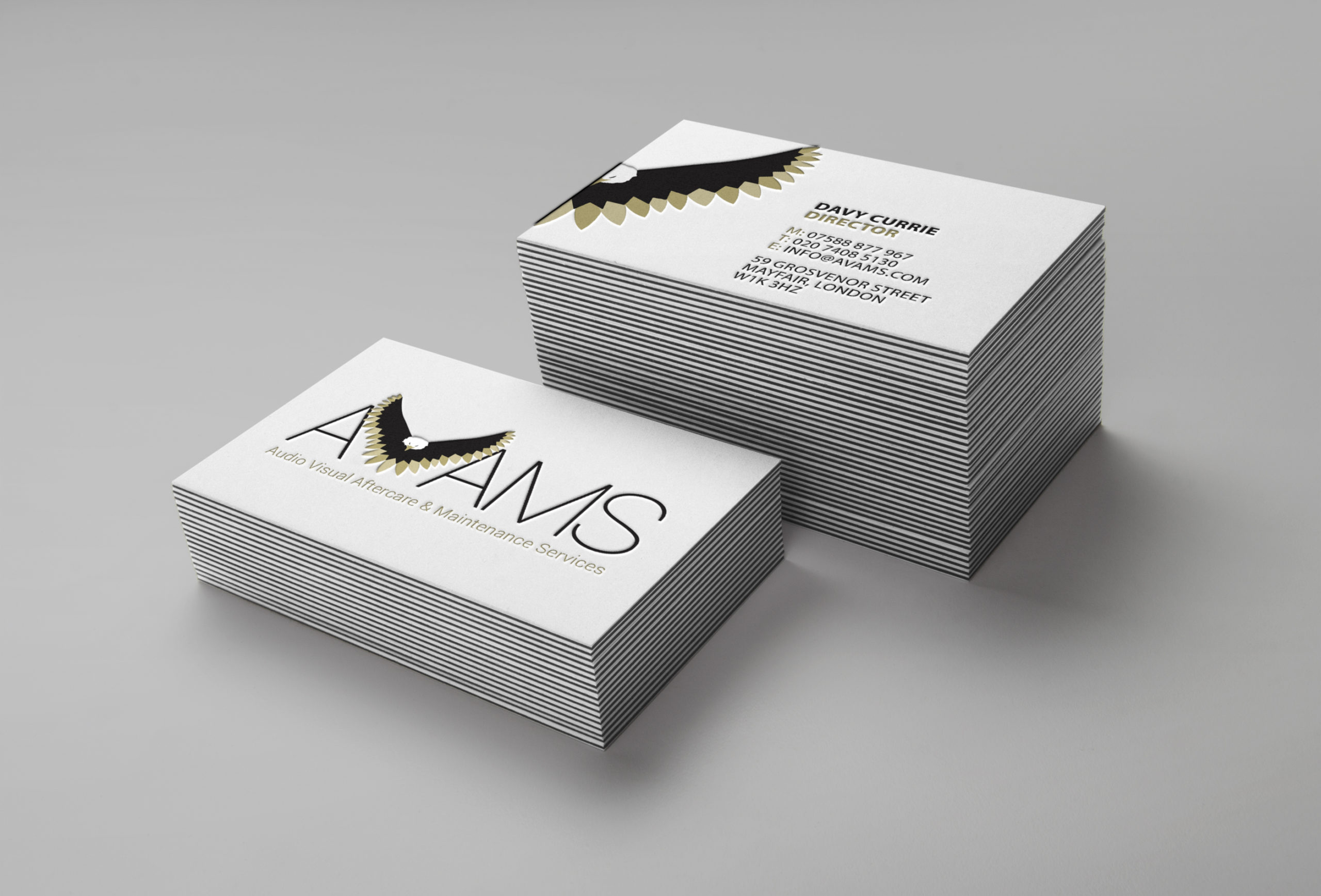 AVAMS business cards